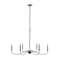 Z-Lite Arrington 6 Light Chandelier, Matte Black 2301-42MB - alternate 5